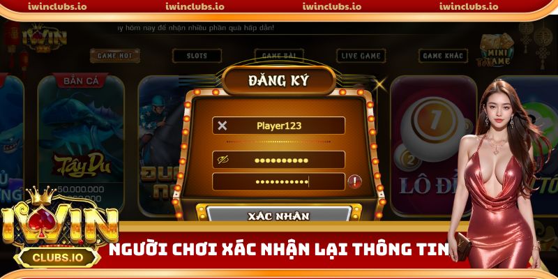 Xác nhận thông tin sau khi cung cấp